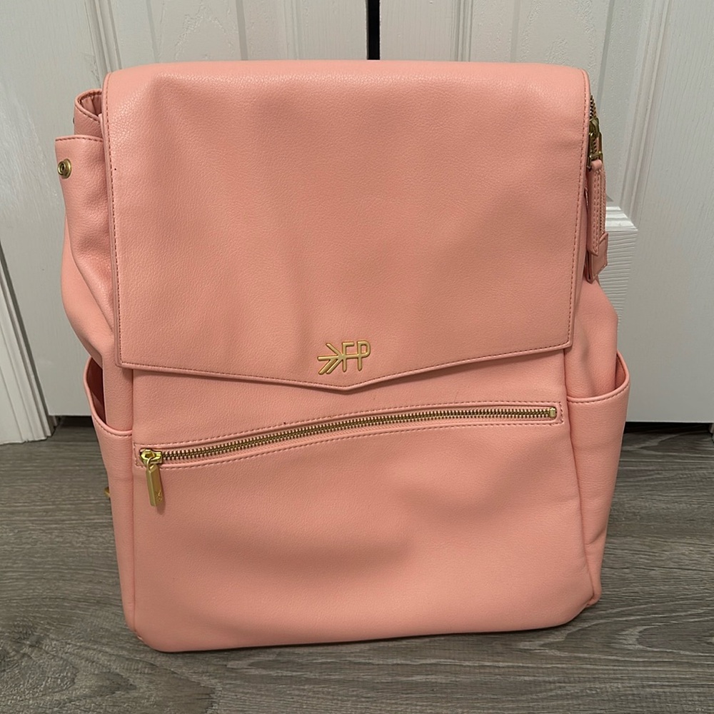 Freshly Picked Classic Diaper Bag Backpack - Peach